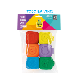 THUCO BABY CUBO DIDATICO VINIL NA SOLAPA 17CM 891